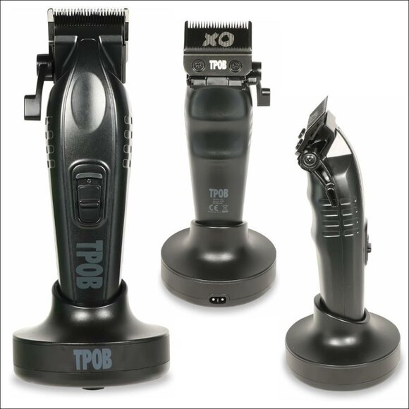 TPOB Pro XO Dark Clipper Brushless 7200rpm Professional Hair Trimmer Black-NEW - Picture 3 of 16